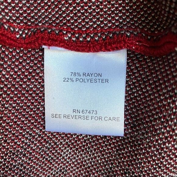 Taylor Women’s Sz L Scoop Neck Floral Fit & Flare Sweater Dress - Picture 5 of 14